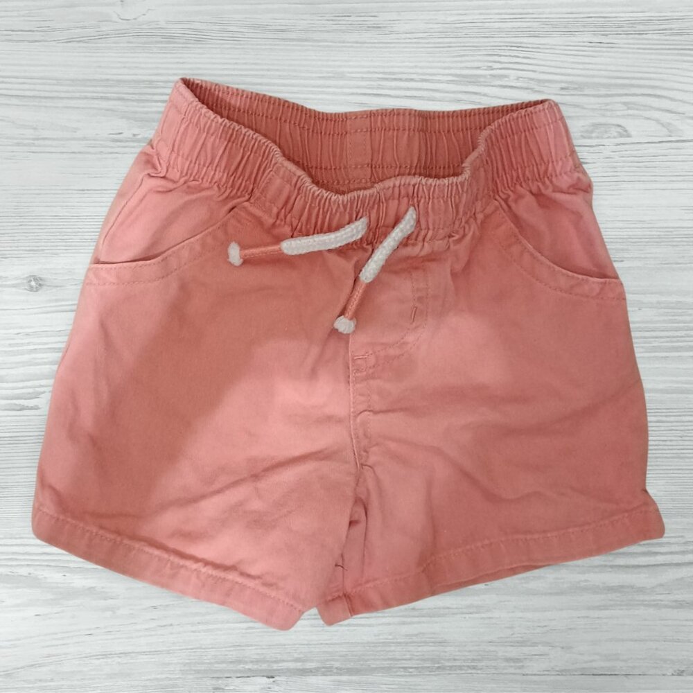 4/$15 Salmon Colored Shorts, 6-9M